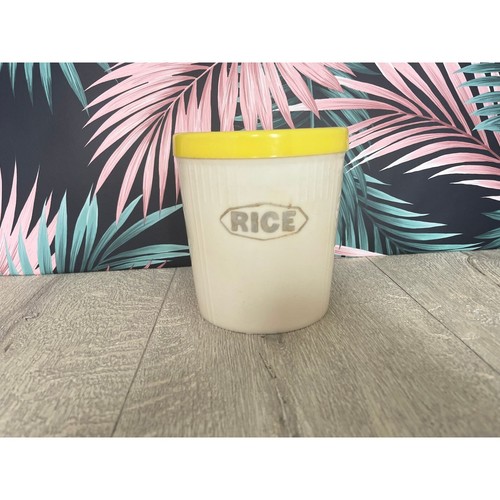 Retro plastic rice container - ,