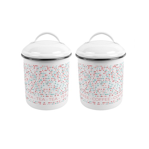 Retro dots tea coffee - retro, &
