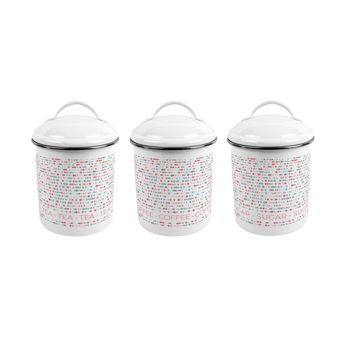 Retro dots tea coffee sugar - retro, tea,