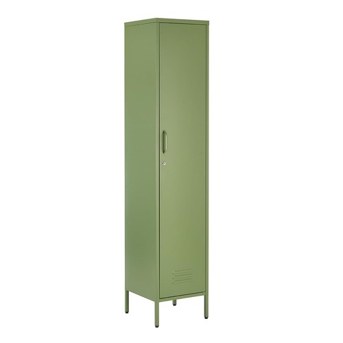 Green metal locker storage - metal,
