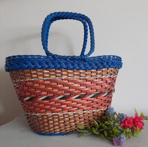 Vintage woven wicker - vintage, retro