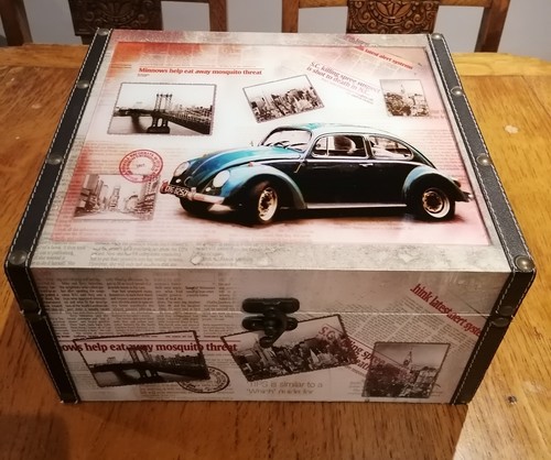 Storage novelty retro box car - storage/novelty,