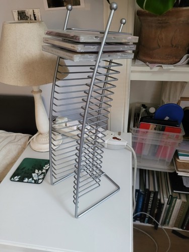 Rack metal wire curved - cd,