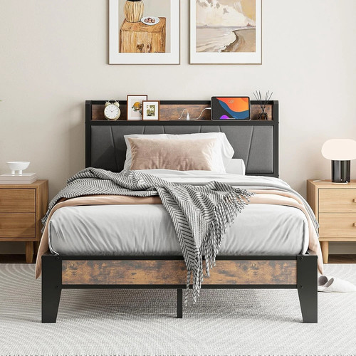 Small double bed - bed, with
